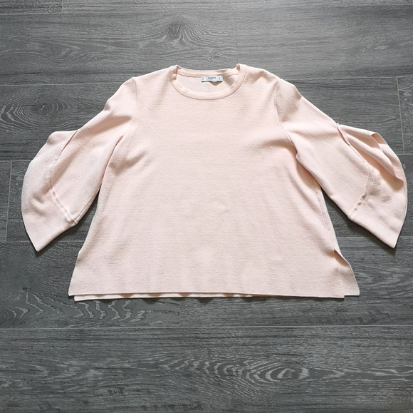 Cropped Bell-Sleeve Top - Picture 2 of 4